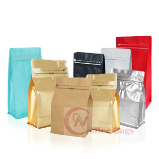 [SET 50 TÚI - ĐÃ ĐÓNG VALE] Túi 8 CẠNH MÀNG GHÉP ĐỰNG CAFE  (nhiều màu, full size)