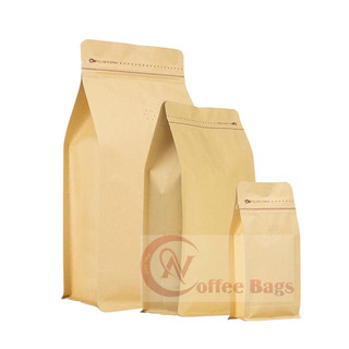 Túi zip giấy MÀN GHÉP, Túi  zipper 8 cạnh cafe - [1kg/size]