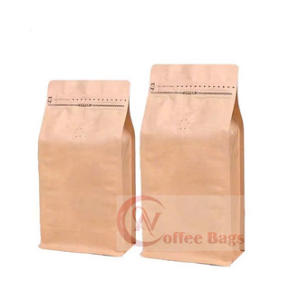 Túi zip giấy MÀN GHÉP, Túi  zipper 8 cạnh cafe - [1kg/size]