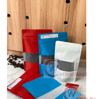 {1kg/size} - Túi zipper đáy đứng có cửa sổ (nhiều màu, nhiều size)