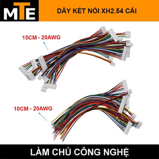 Dây cáp kết nối xh 2.54mm giắc cái dây 20awg các loại 2p 3p 4p...