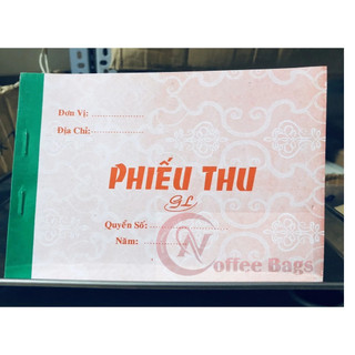 Combo 10 quyển hóa đơn/phiếu thu/phiếu chi (2 liên - 50 bộ - 100 tờ)