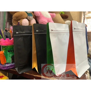 [Mẫu thử - 1 túi Cafe] Túi zipper 8 cạnh cafe (KHÔNG VAVLE Nhiều màu - nhiều size)