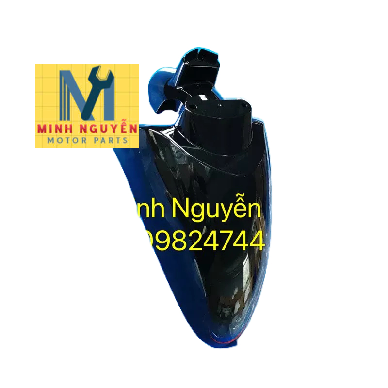 Dè trước Scoopy màu đen bóng đời 2017-2020