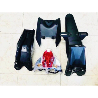 Combo bộ đuôi dè sau 3 món + đèn hậu xe satria chính hãng suzuki