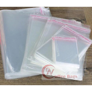 {200gr/size} túi OPP dán miệng đựng quần áo