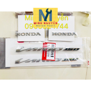 Tem Vario 150 / Tem Honda màu xi trắng chính hãng honda