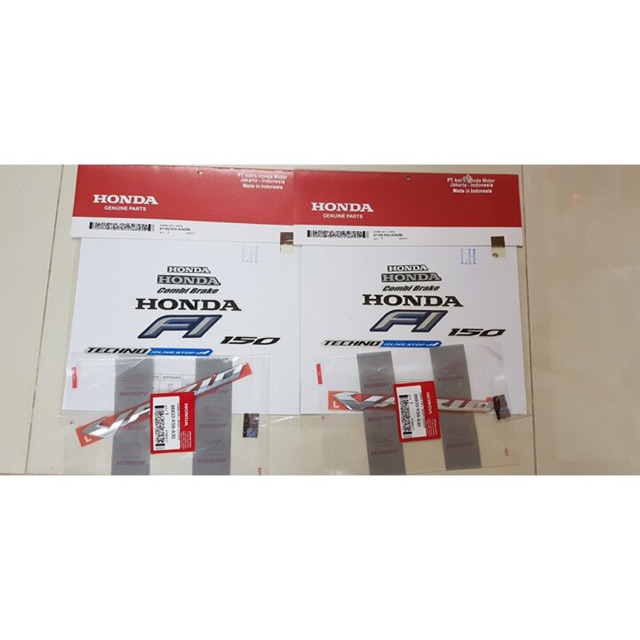 Bộ tem vario 150 đời 2015/ tem giấy teachno màu trắng vario 150