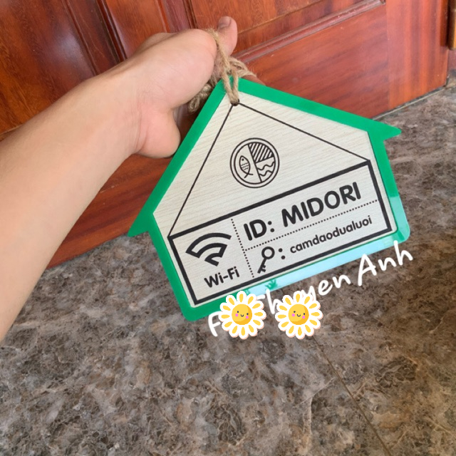 Bảng closed, open,wifi [ size A5]