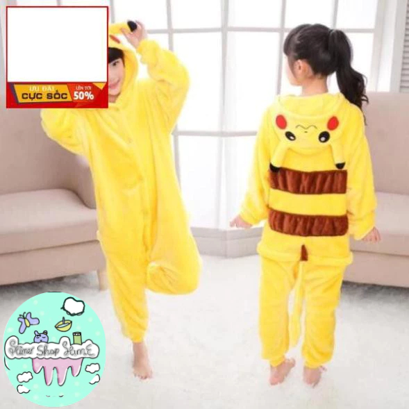 BỘ ĐỒ PIKACHU TRẺ EM