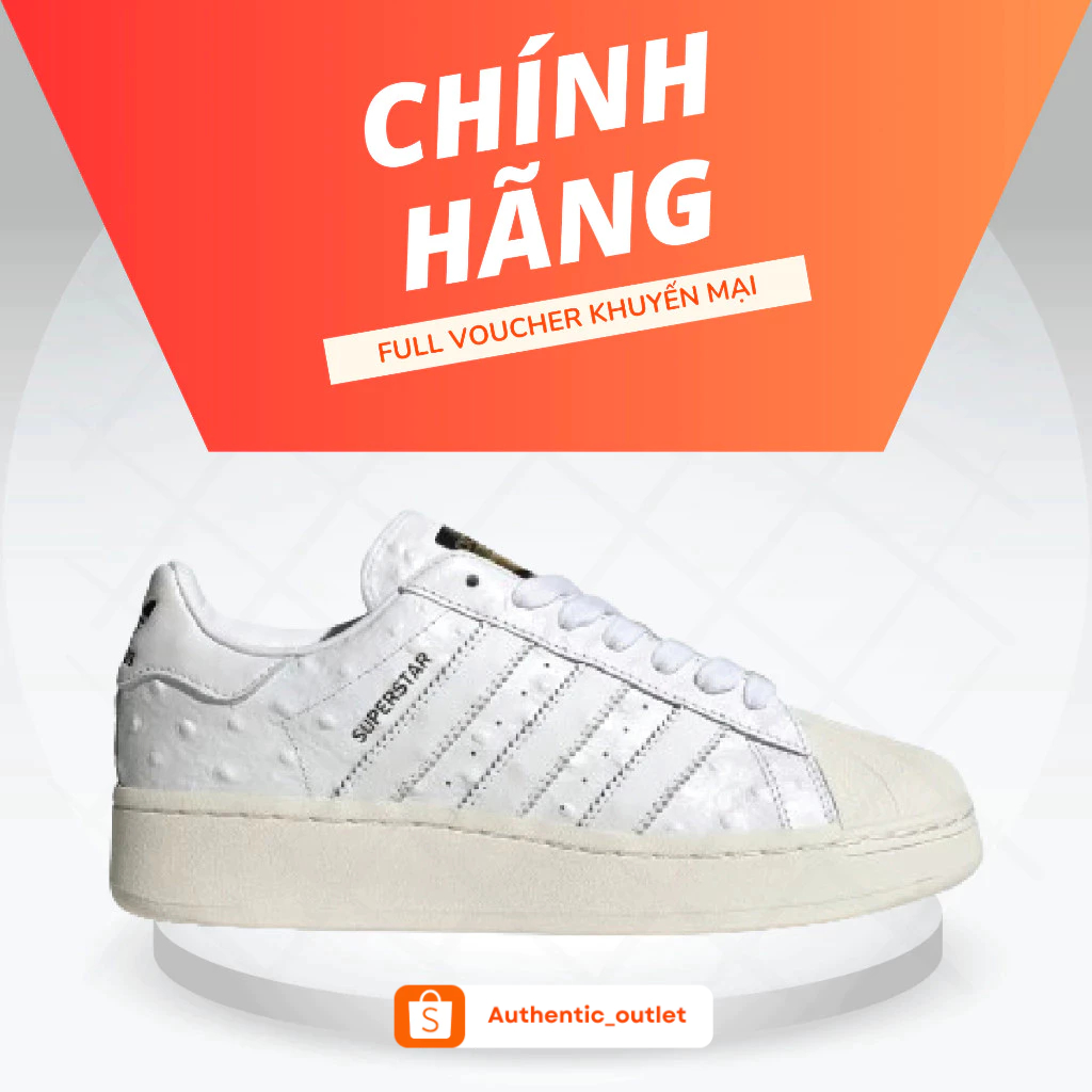 [CHÍNH HÃNG] Giày Adidas Superstar Bonega 'Cloud White' ID7801, Nam và nữ chuẩn authentic outlet