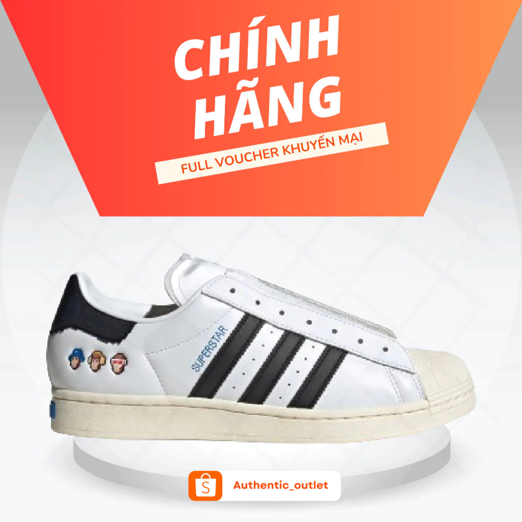 [CHÍNH HÃNG] Giày Adidas Superstar Monkey Kingdom 'White' IG3500, Nam và nữ chuẩn authentic outlet