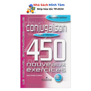 Sách - 450 Conjugaison Niveau Débutant