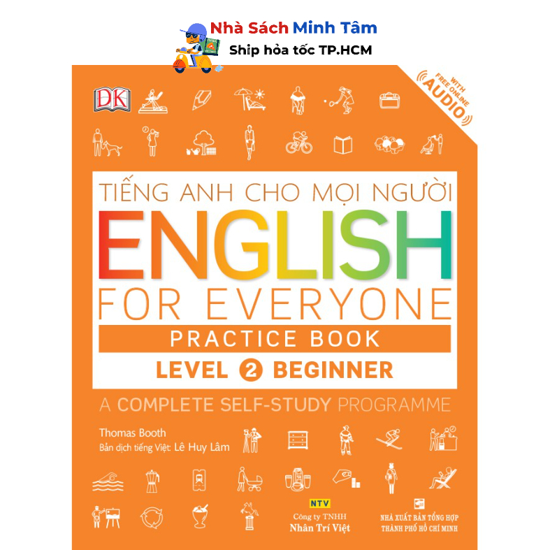 Sách - English for Everyone - Level 2 Beginner - Practice Book (kèm CD)