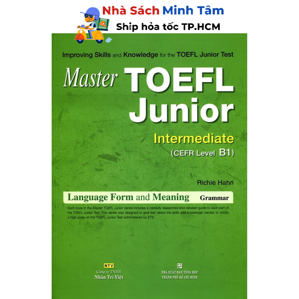 Sách - Master TOEFL Junior Cefr Grammar Intermedicate Level B1 (Không CD)