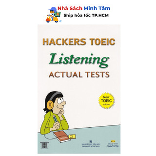 Sách - Hackers Toeic Listening Actual Tests - New Toeic Edition