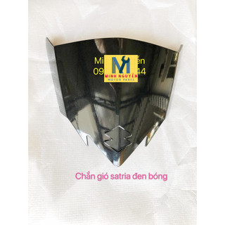 Mão chắn gió xe Satria/ Raider fi màu đen bóng chính hãng suzuki