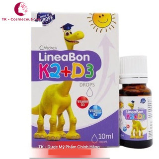 [CHÍNH HÃNG] LineaBon Vitamin D3 K2 Tăng Cường Hấp Thu Canxi - 10ml