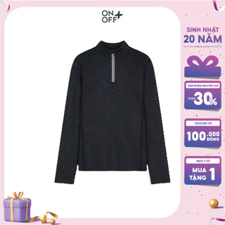 Clearance sale | Áo dài tay nữ cổ cao ONOFF chất liệu cao cấp, mềm mại - H16TL20094