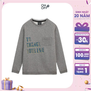 Clearance sale | Áo nỉ dài tay nữ ONOFF kiểu dáng khỏe khoắn, năng động - H16TL20017