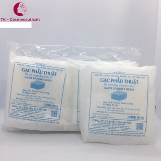 10 Miếng  Gạc Phẫu Thuật Tiệt Trùng, Băng Cố Định vết Thương