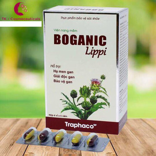 [ CHÍNH HÃNG] Boganic Lippi - giải độc gan, hạ mỡ máu - bảo vệ gan - Chính hãng Traphaco , Hộp 30 viên