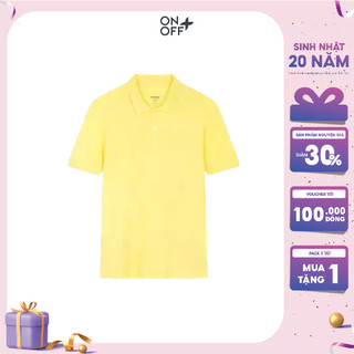 Clearance sale | Áo polo nam ONOFF sợi cotton kết hợp PE siêu mềm, thoáng khí - H17TP20152