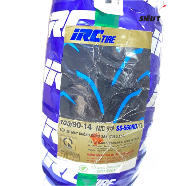 100/90-14 Lốp sau Sh Mode 125 IRC ( Innu )