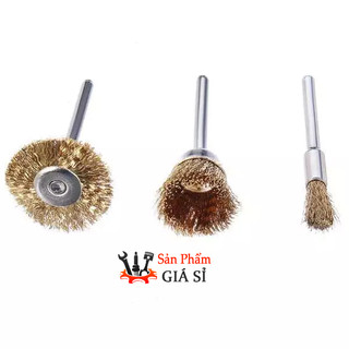 Chổi đồng đánh gỉ và làm sạch trục cốt 3mm ❤️freeship❤️