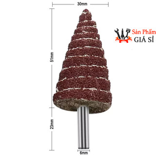 mũi mài gỗ lũa bonsai cán 6mm ❤️freeship❤️