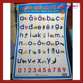 Bảng Chữ Cái Giấy Dày Đẹp