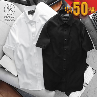 Áo sơ mi nam tay ngắn icondenim classic smid0199