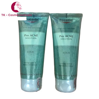 (CHÍNH HÃNG) Eucerin ProAcne Scrub Tẩy Tế Bào Chết Dành Cho Da Mụn - 100ml