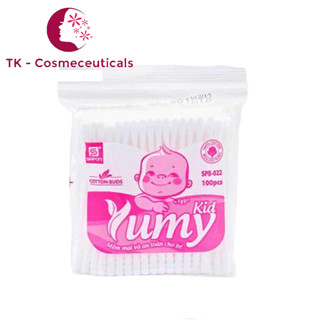 Bông Tăm Ngoáy Tai Yumy Trẻ Em - Túi 100 Chiếc