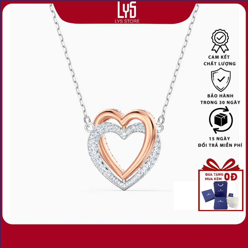 Dây chuyền nữ Lys Infinity Heart 6320SV