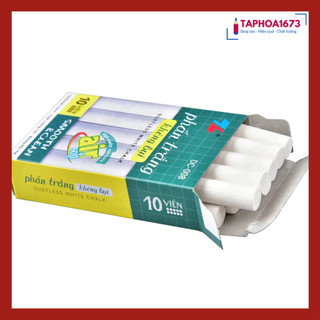 SET 3 Hộp Phấn Trắng Thiên Long DC-008 Không Bụi (Hộp 10 Viên)