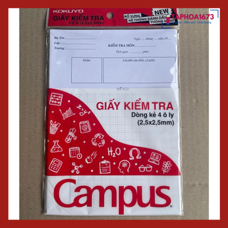 Giấy kiểm tra campus 4 ôly đẹp