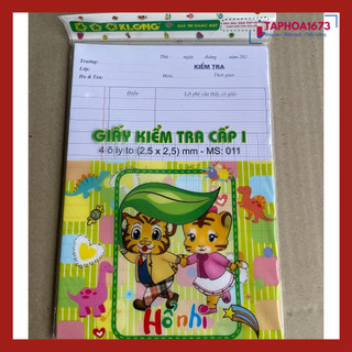Giấy Kiểm Tra Klong 4 Ôly - Ms: 011