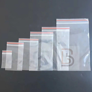 [1kg/size] Túi zip viền chỉ đỏ(hàng có sẵn)