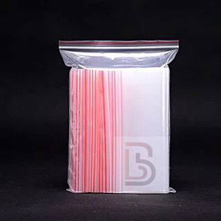 [1kg/size] Túi zip viền chỉ đỏ(hàng có sẵn)