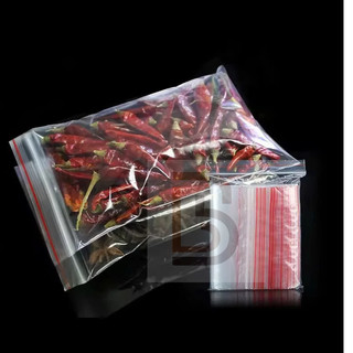 [500gr/size] túi zip viền chỉ đỏ(nhiều size)