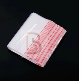 [500gr/size] túi zip viền chỉ đỏ(nhiều size)