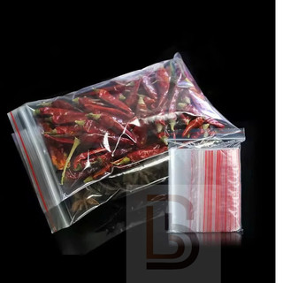 100GR TÚI ZIPPER VIỀN CHỈ ĐỎ
