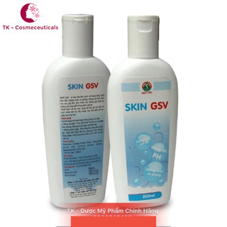  Sữa Rửa Mặt Skin GSV - Dành Cho Da Dầu Mụn Nhạy Cảm - 200ml 