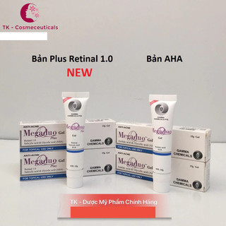 Kem Ngừa Mụn, Thâm MEGADUO GEL RETINAL 1.0 / MEGADUO AHA - Bot 15g