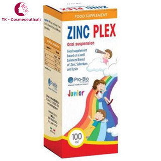 [ CHÍNH HÃNG + QUÀ TẶNG ] ZinC Plex - Bổ Sung Kẽm, Lysin Trẻ Hết Biếng Ăn, Hỗ Trợ Tăng Đề Kháng - Hộp 100ml
