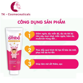 (CHÍNH HÃNG) Kem Em Bé Rôm Sảy Cho Bé - 20g