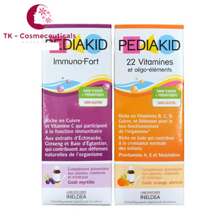 (CHÍNH HÃNG) Pediakid - 22 Vitamin /  Vitamin D3 / Immuno Fort Tăng Cường Miễn Dịch Cho Bé - PHÁP