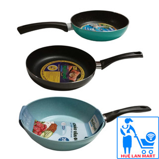 Chảo vân đá đáy từ Green Cook 26cm/ Chảo chống dính đáy từ Elmich 20cm/ Chảo nhôm 24cm (Quà tặng từ sữa Nutifood)