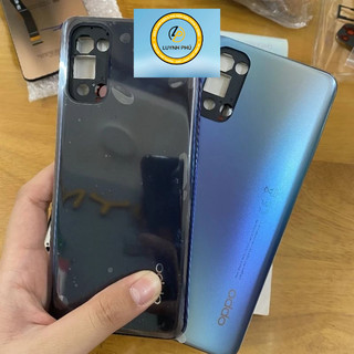 Vỏ Oppo reno 4 4G có khay sim nút nhựa kính cam